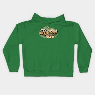 HOUSE MUSIC  - House Music Heat (earth green/tan) Kids Hoodie